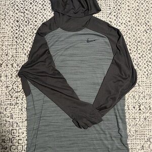 Nike Dri-FIT Charcoal Two-Tone Hoodie